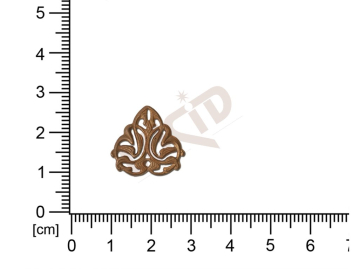 fancy shape other other with 1 loop / attaching hole 19.0x18.0mm