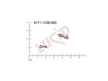 end part/soldering loop 9.0x4.0mm