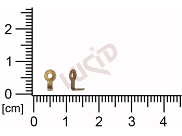 koncovka/letovací očko 7.0 x 3.0mm s očkem