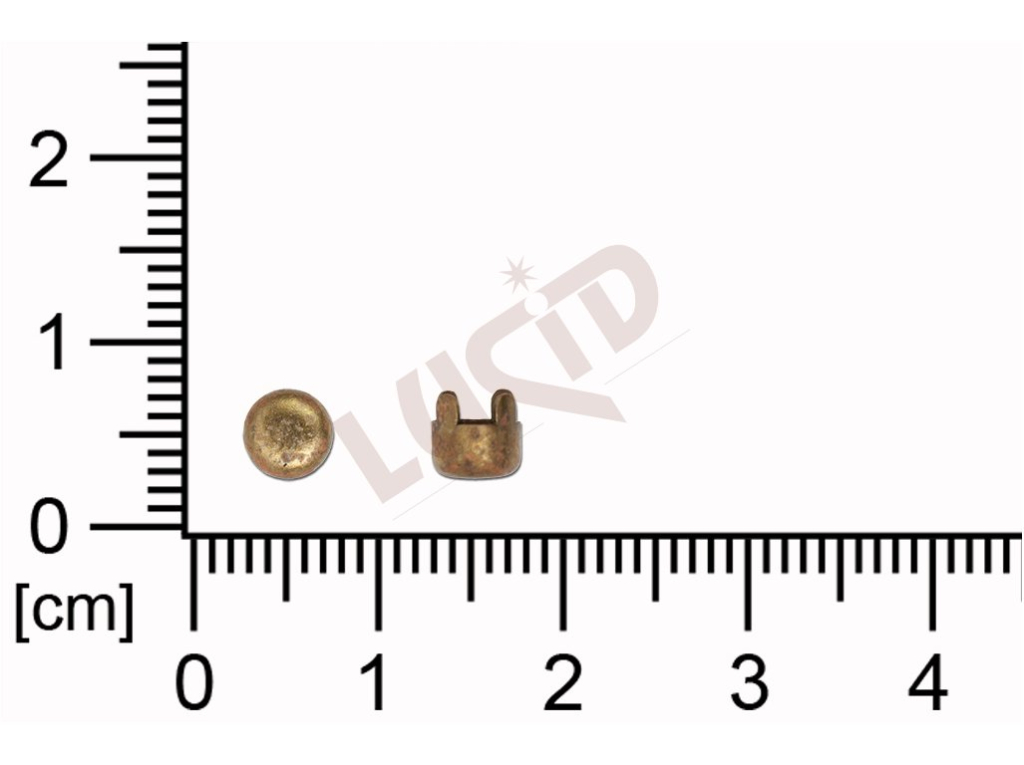 Kotlík kulatý 5.0mm, se dnem, s krap.