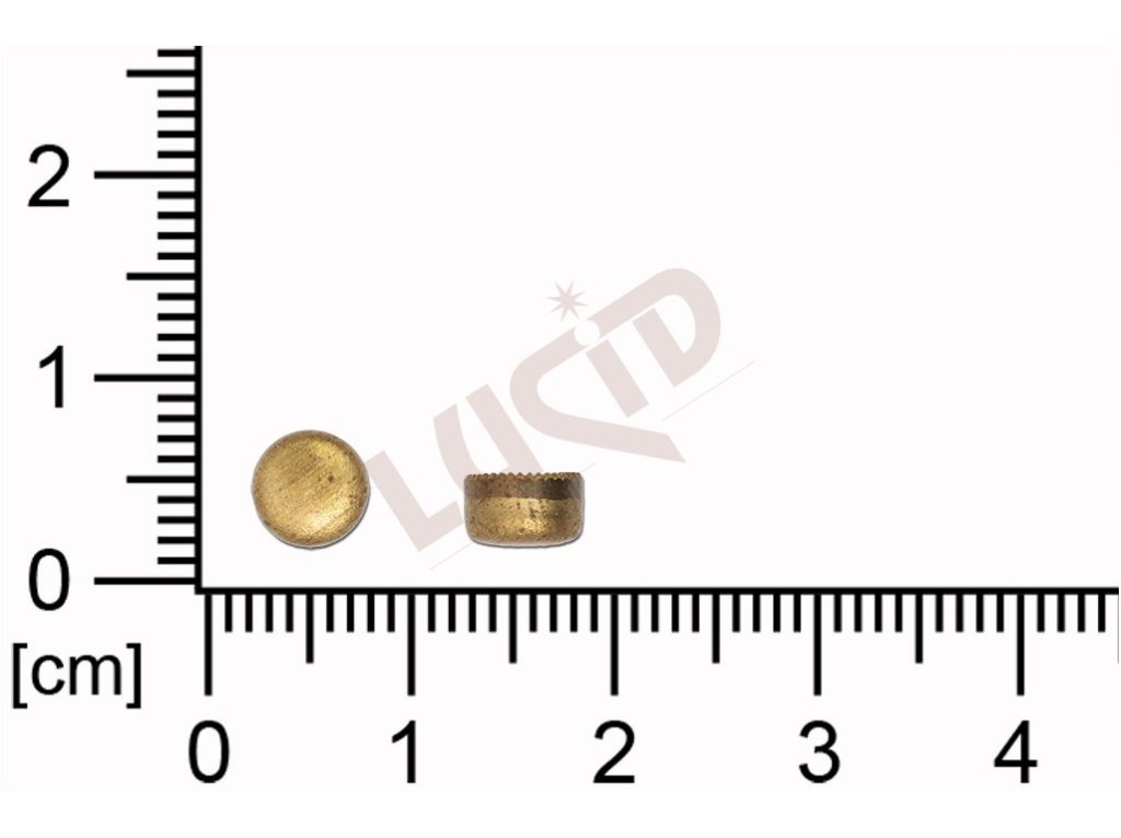 Kotlík kulatý 4,6 x 3.0mm, se dnem