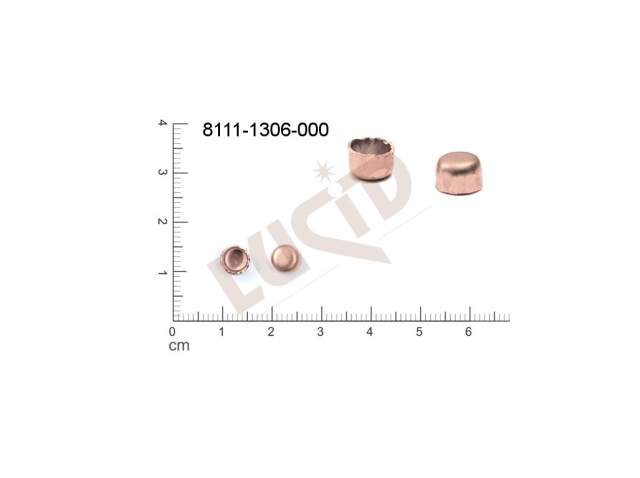 Kotlík kulatý 6.0 x 4.0mm, se dnem