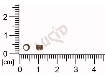 Kotlík kulatý 2,6 x 2,6mm, se dnem.