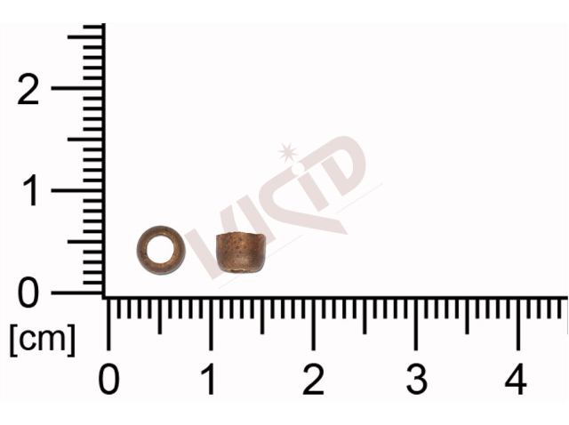 Stone setting round with base and hole