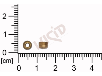 Stone setting round with base and hole