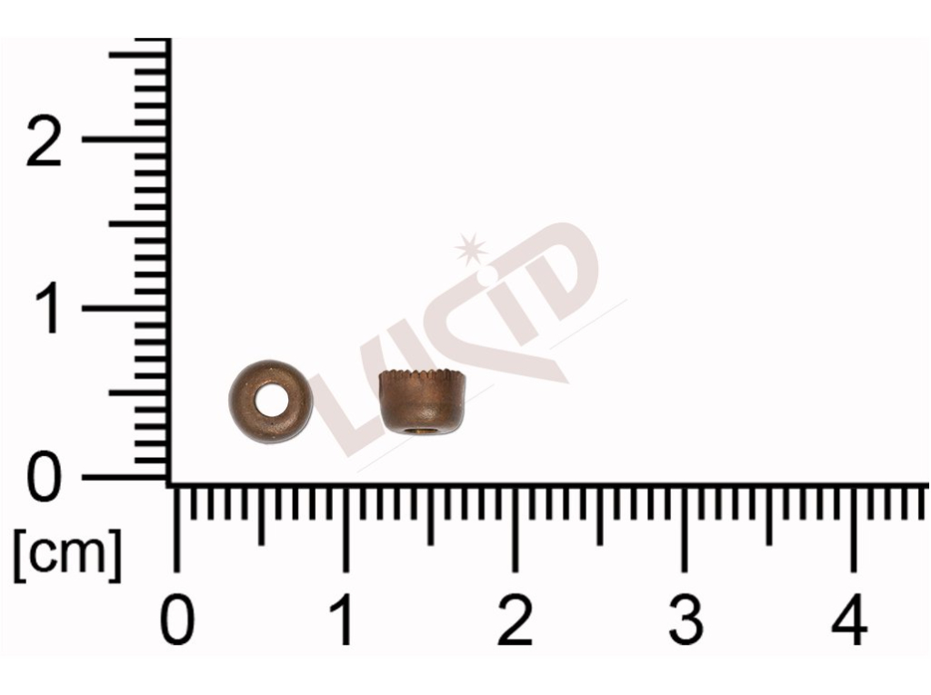 Stone setting round with base and hole