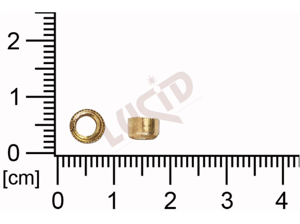 Kotlík kulatý 4,5 x 3.0mm, se dnem s otvorem 2 mm