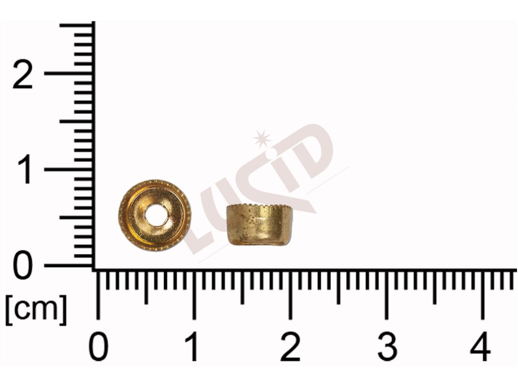 Stone setting round with base and hole