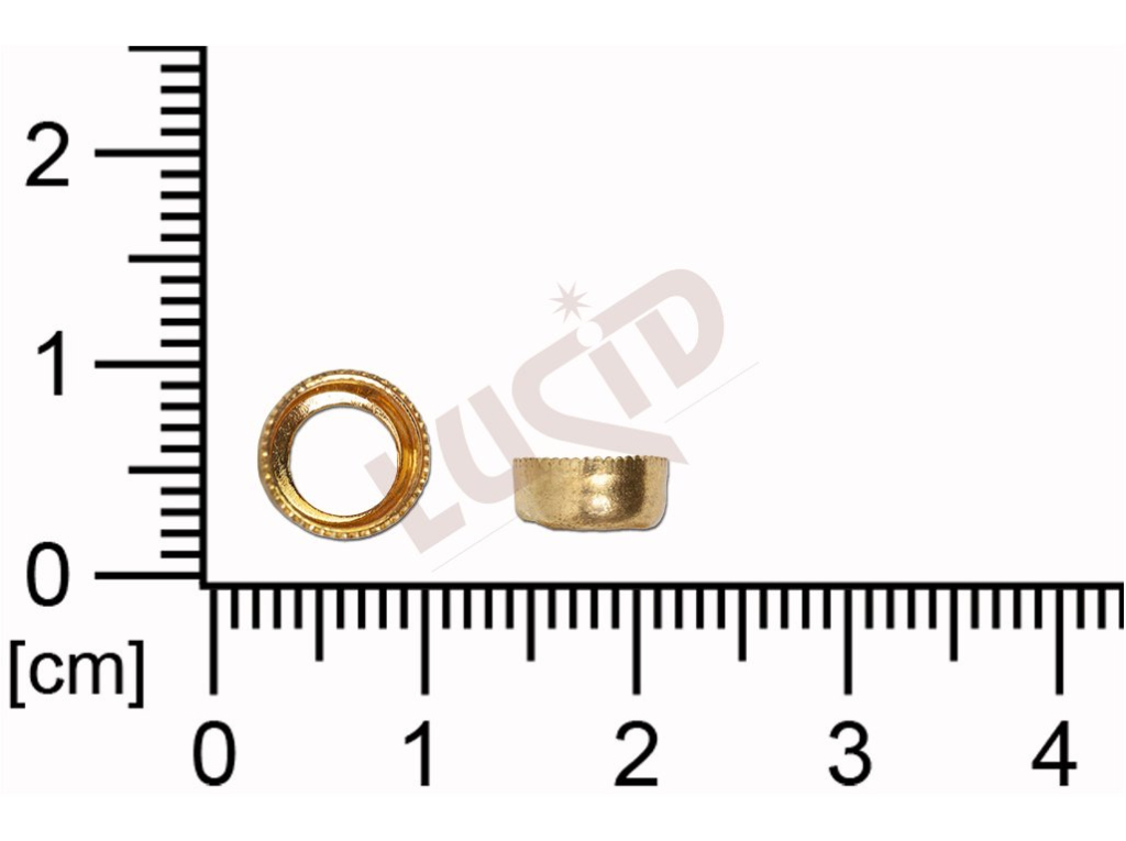 Stone setting round with base and hole