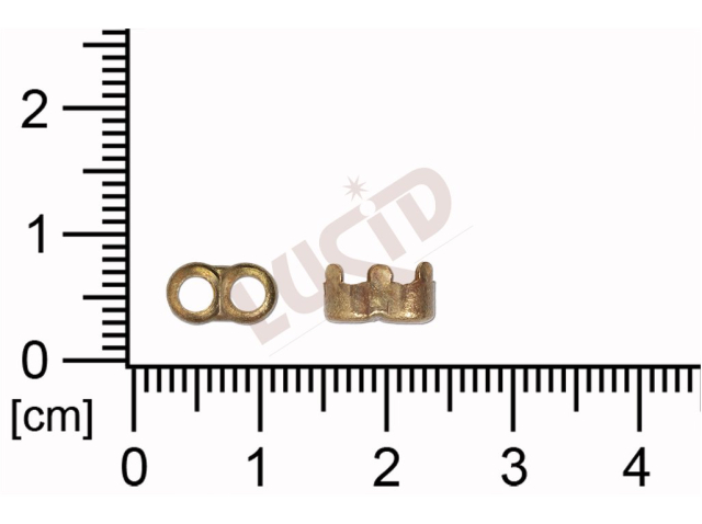 Kotlík dvojitý kulatý 4 mm, se dnem