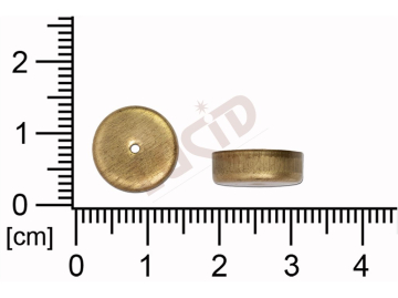 Kotlík kulatý plochý 11 x 4,2 mm, otvor1 mm