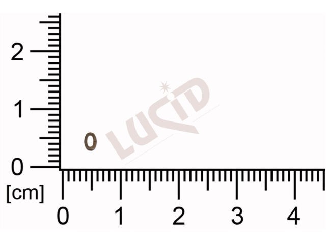 flat cut-out round other with 1 loops / attaching holes