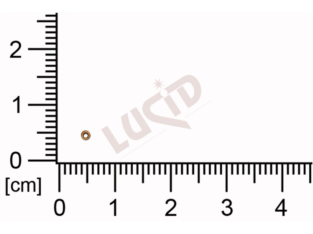 flat cut-out round other with  loops / attaching holes