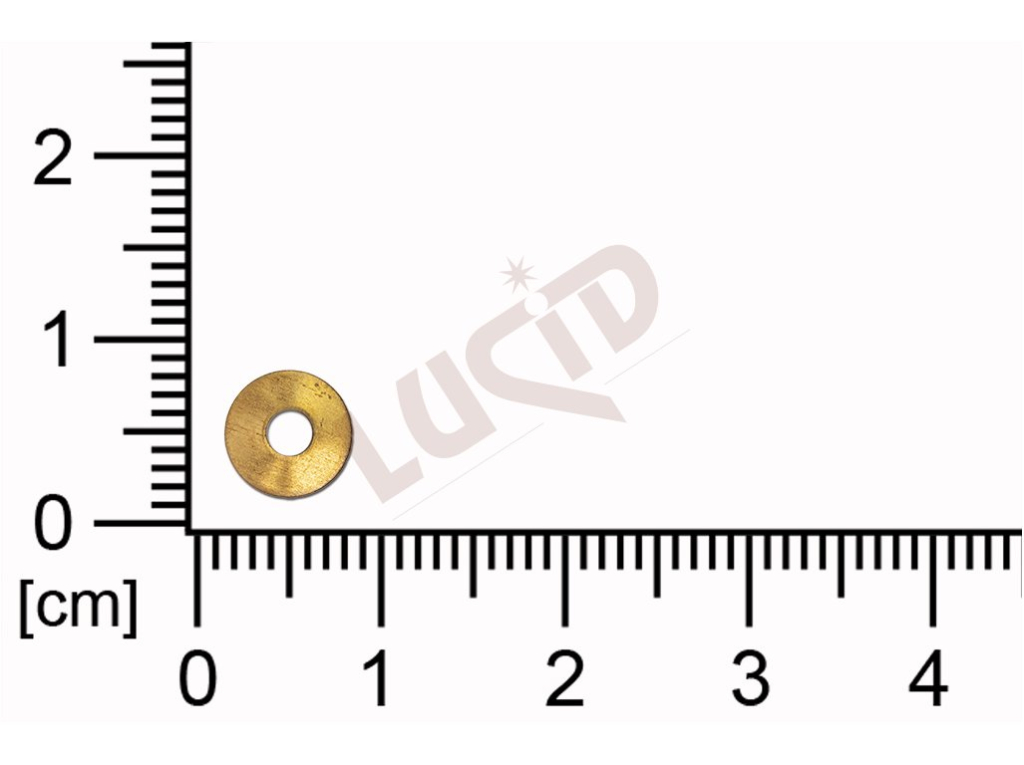 flat cut-out round other with  loops / attaching holes