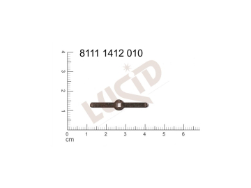 flat cut-out bars other without eyes / attaching holes 30.0x5.5mm