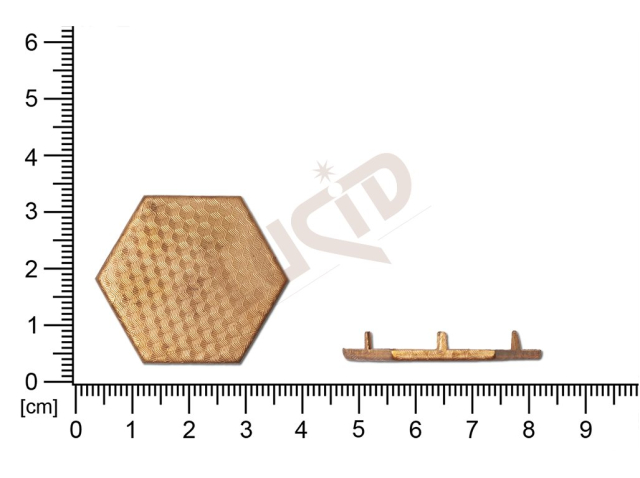 Kotlík, plochý 33.0 x 30.0mm, se dnem