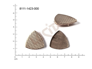 stone setting triangles 26.0x26.0mm with base