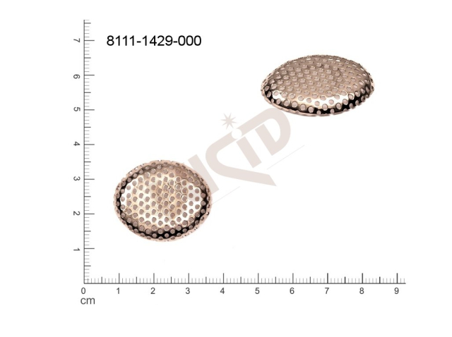 screen oval  unspecified number of holes