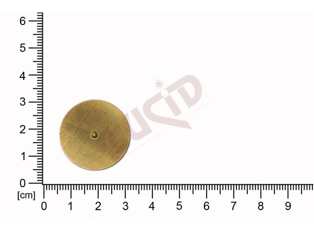 flat cut  round without loops / attaching holes