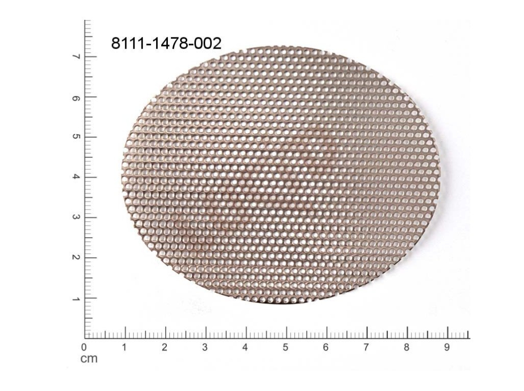 screen oval 78.0x63.0mm unspecified number of holes