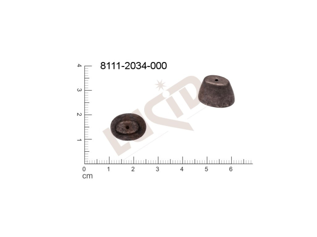 Kaplíky, čepičky 14.0 x 11.0mm