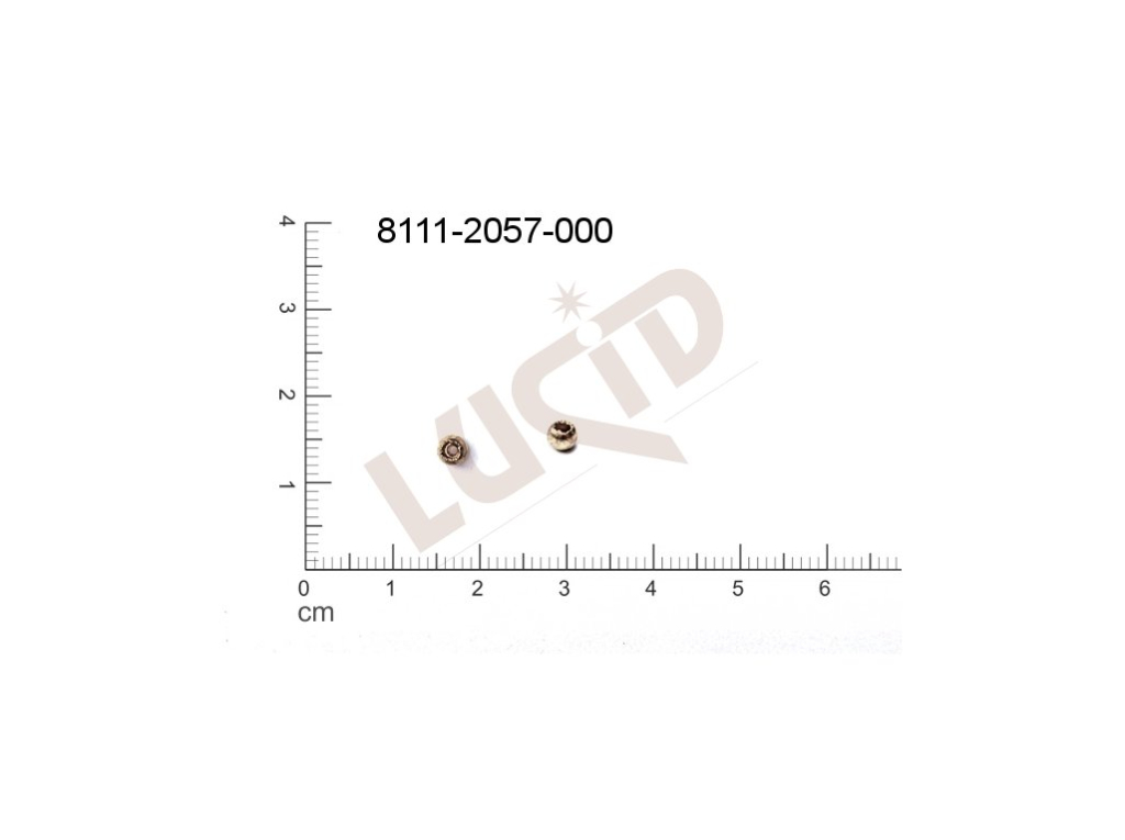 Tvarový výlisek ostatní, bez oček (svěšovacích dírek) 3,5 mm