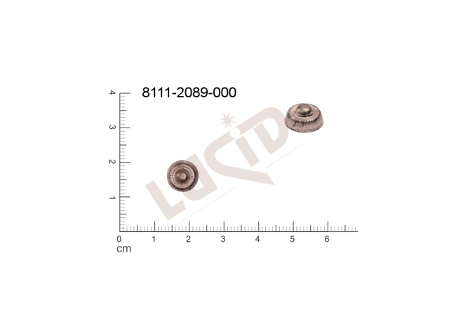 Tvarový výlisek kulatý ostatní bez oček (svěšovacích dírek) 9.0mm