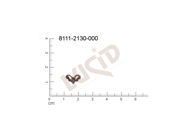 fancy shape other other without loops / attaching holes 10.0x7.0mm