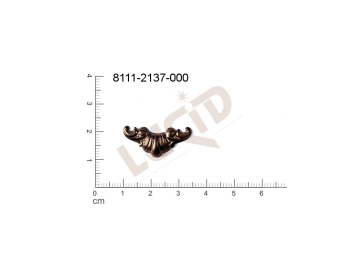 Tvarový výlisek ostatní bez oček (svěšovacích dírek) 23.0 x 11.0mm