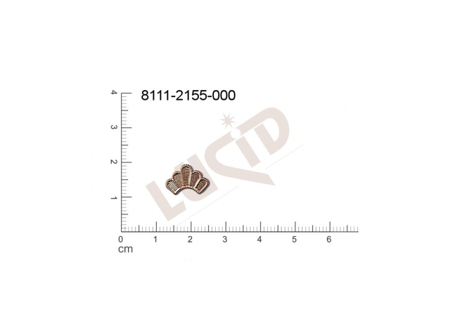 Tvarový výlisek , bez oček (svěšovacích dírek) 12.0 x 9.0mm