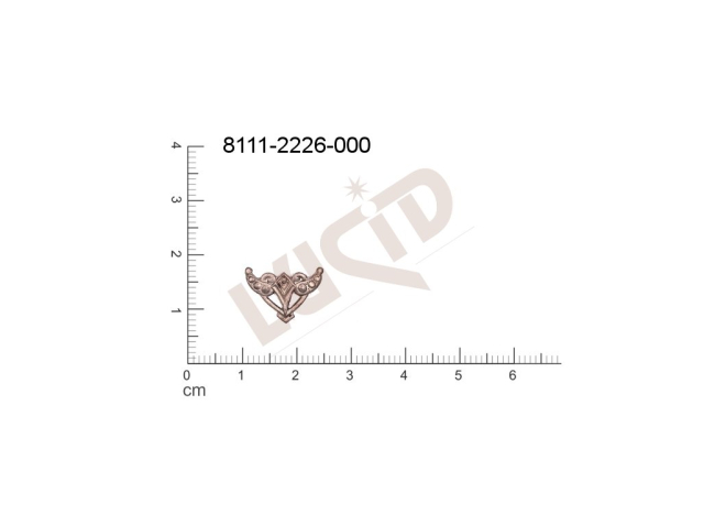 Tvarový výlisek ostatní bez oček (svěšovacích dírek) 14.0 x 10.0mm