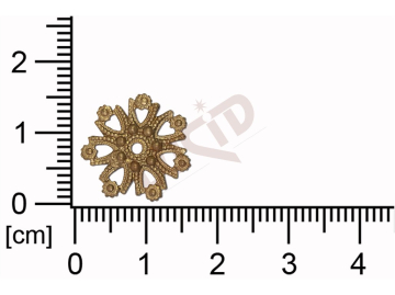 fancy shape round flowers, flower motives without loops / attaching holes