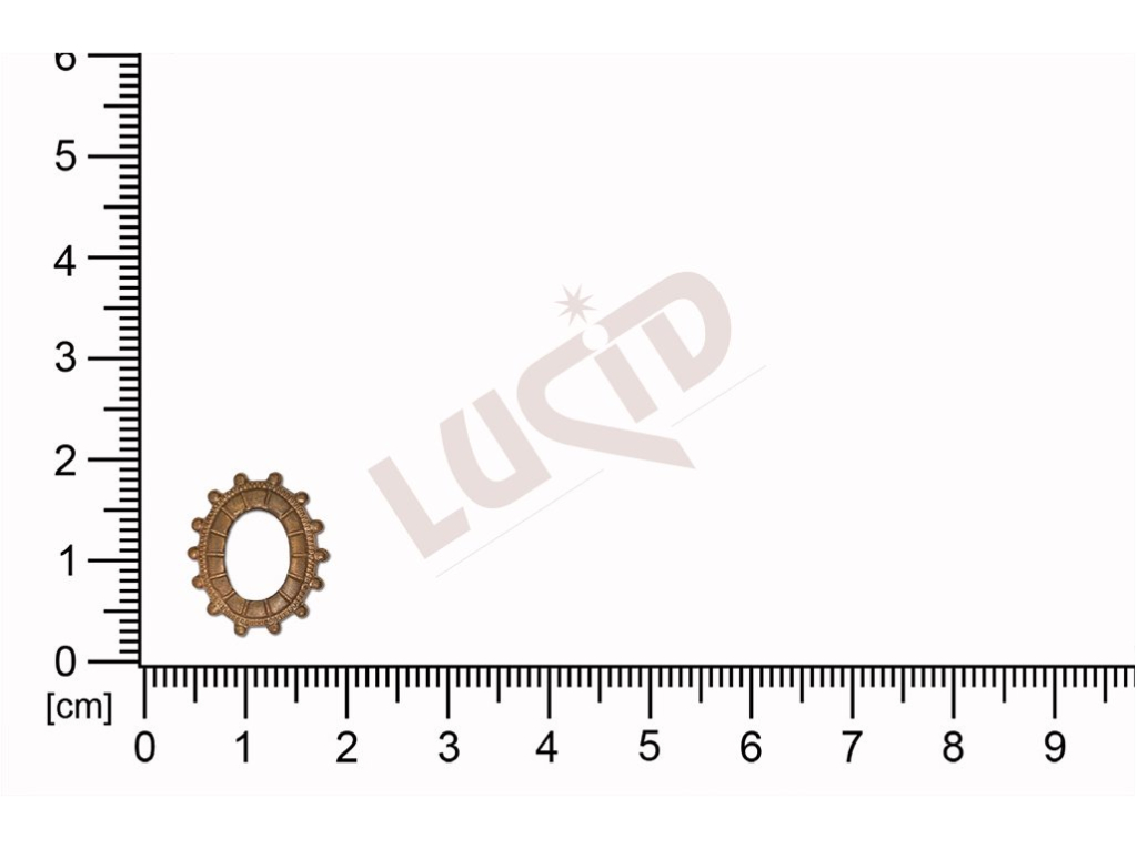 fancy shape oval other without loops / attaching holes