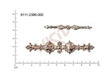 fancy shape other other without loops / attaching holes 82.0x16.0mm