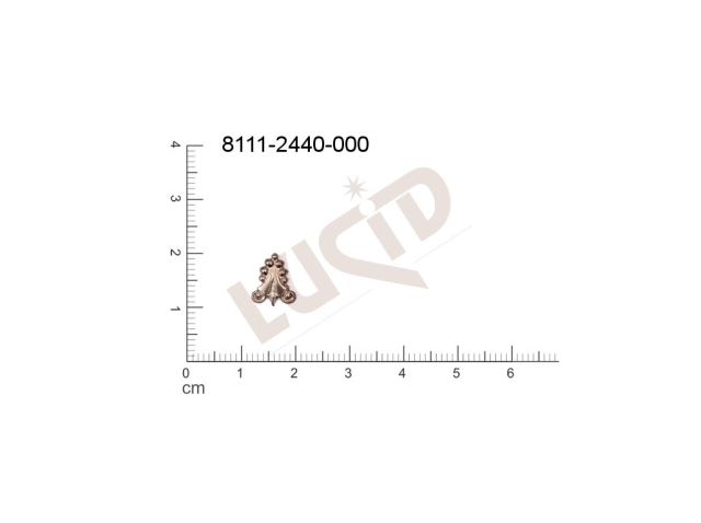 fancy shape other other without loops / attaching holes 10.0x9.0mm