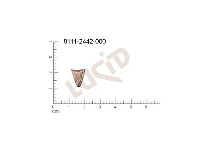 fancy shape other other without loops / attaching holes 11.0x9.0mm