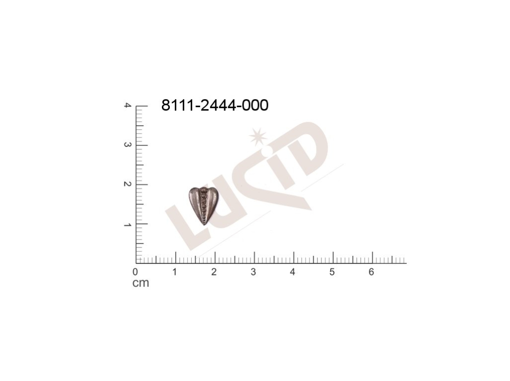 Tvarový výlisek ostatní, bez oček (svěšovacích dírek) 9.0 x 7.0mm