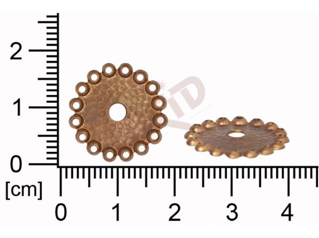 Tvarový výlisek kulatý bez oček (svěšovacích dírek) 17.0mm