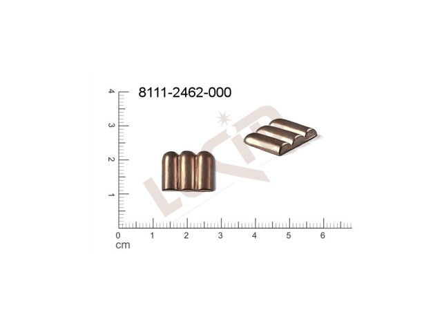 fancy shape other other without loops / attaching holes 15.0x12.0mm