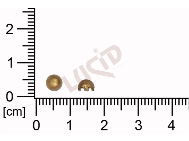 Trn/napichovací díl kulatý kulaté dno 4.8 mm