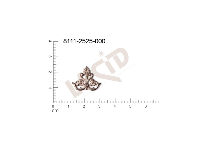 Tvarový výlisek , bez oček (svěšovacích dírek) 20.0 x 16.0mm