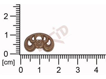 Tvarový výlisek , bez oček (svěšovacích dírek) 16.0 x 10.0mm