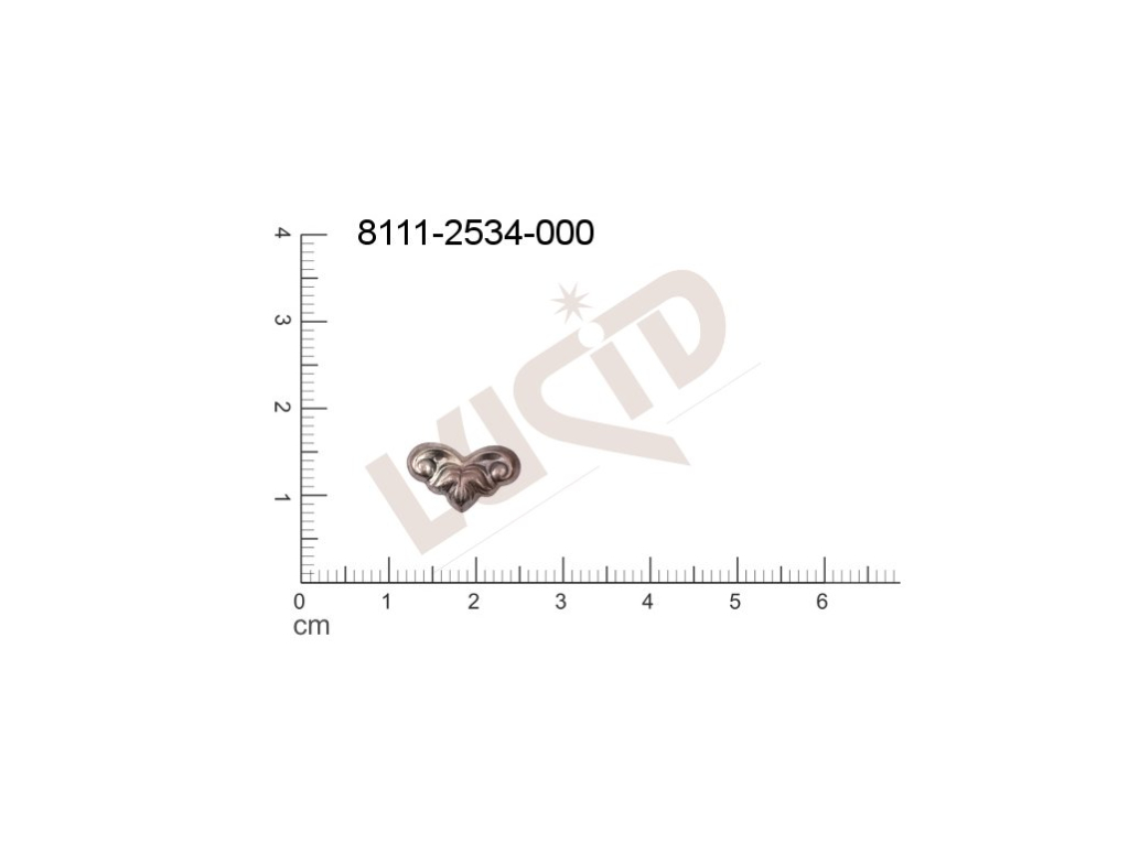 Tvarový výlisek ostatní ostatní bez oček (svěšovacích dírek) 12.0x8.0mm