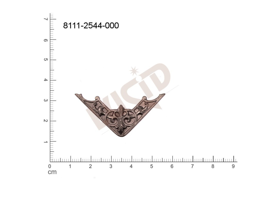 Tvarový výlisek , bez oček (svěšovacích dírek) 30.0 x 30.0mm