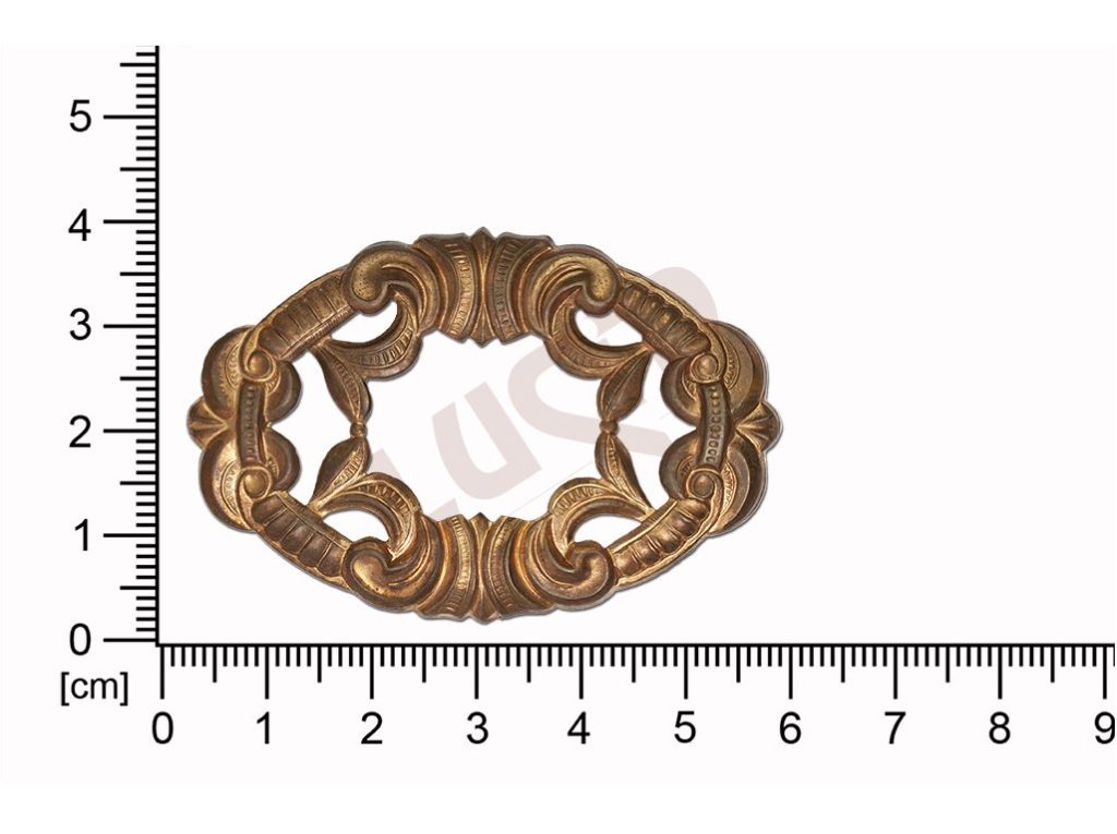 fancy shape oval without loops / attaching holes