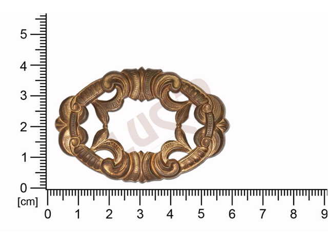 Tvarový výlisek ovál, bez oček (svěšovacích dírek) 54.0x36.0mm 15.0mm