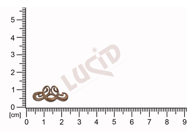 Plochý výsek ostatní bez oček (svěšovacích dírek) 19.0 x 9.0mm