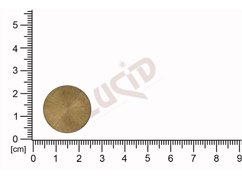 flat shape round without loops/attaching holes