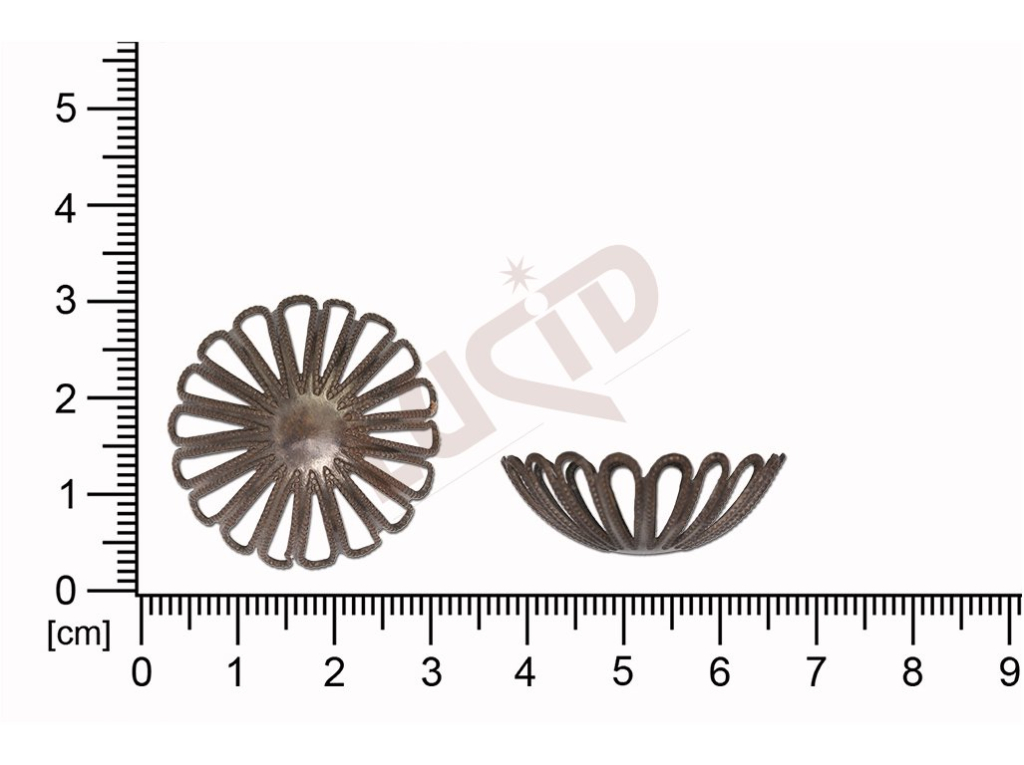 Tvarový výlisek kulatý, bez oček (svěšovacích dírek) 27.0mm