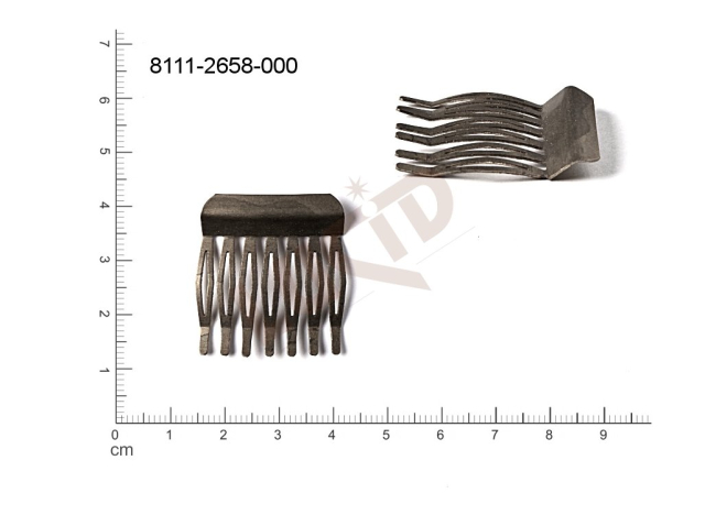 díl pro vlas.ozdoby hřebínek 30.0 x 28.0mm